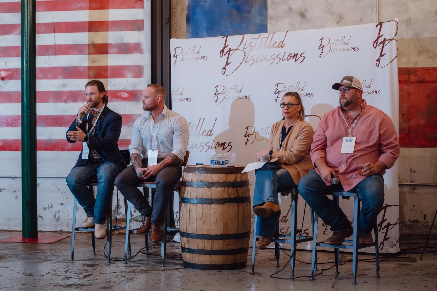 A past Distilled Discussions event